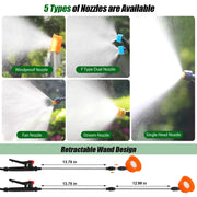 4 Gallon Backpack Sprayer 16L Battery Powered Garden Sprayer 75 PSI Electric Sprayer 2.5Ah Battery&Charger included