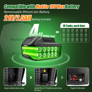 4 Gallon Backpack Sprayer 16L Battery Powered Garden Sprayer 75 PSI Electric Sprayer 2.5Ah Battery&Charger included