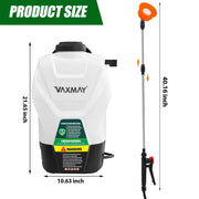 4 Gallon Backpack Sprayer 16L Battery Powered Garden Sprayer 75 PSI Electric Sprayer 2.5Ah Battery&Charger included