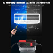 Portable Handheld Steam Cleaner High Temperature Pressurized Steam Cleaning Machine  2500W with Brush Heads for Kitchen Cleaning