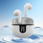 Wireless earphones with microphone, long-lasting battery and charging case design, suitable for in-ear use of gaming music