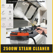 Portable Handheld Steam Cleaner High Temperature Pressurized Steam Cleaning Machine  2500W with Brush Heads for Kitchen Cleaning