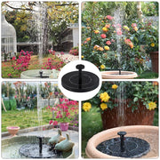 New Mini Solar Water Fountain Pool Pond Waterfall Fountain Garden Supplies Decoration Outdoor Solar Powered Fountain Bird Baths