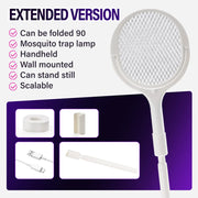 6 in 1 3500V Multifunctional Mosquito Killer Adjustable Mosquito Swatter USB Rechargeable Fly Trap Household Tool