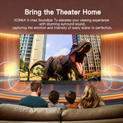 KONKA 32" Smart TV Tizen OS Built-in 30W Soundbar HDR10 V-Max Display Theater Audio Dynamic Sound 1Y Warranty