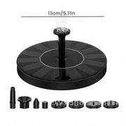 New Mini Solar Water Fountain Pool Pond Waterfall Fountain Garden Supplies Decoration Outdoor Solar Powered Fountain Bird Baths