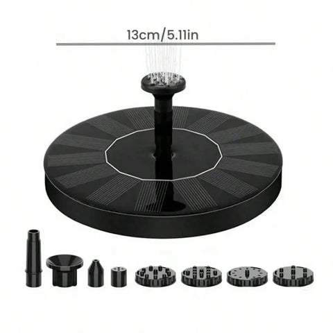 New Mini Solar Water Fountain Pool Pond Waterfall Fountain Garden Supplies Decoration Outdoor Solar Powered Fountain Bird Baths