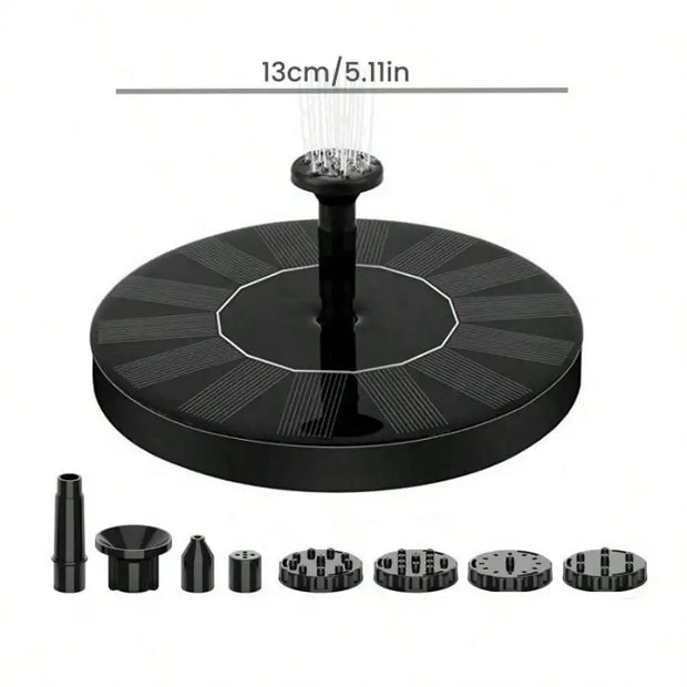 New Mini Solar Water Fountain Pool Pond Waterfall Fountain Garden Supplies Decoration Outdoor Solar Powered Fountain Bird Baths