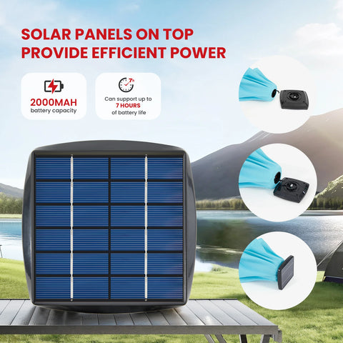 JHK 10FT Outdoor Solar Patio Sunshade Umbrella with UV-Resistant 32 LED Lights Umbrella with Tilt and Crank for Backyard Garden