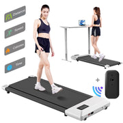 350lbs Treadmill for Home 2.5HP Treadmills Walking Pad LCD Digital Data Display 2in1 Walking Running Fitness Exercise Machine