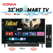 KONKA 32" Smart TV Tizen OS Built-in 30W Soundbar HDR10 V-Max Display Theater Audio Dynamic Sound 1Y Warranty